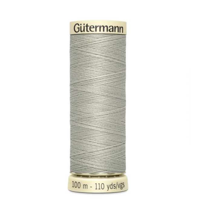 Col. 854 Gutermann Sew All Thread 100m Premium Quality 100% - Sage Grey