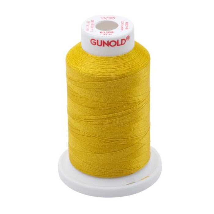 Gunold Embroidery Thread- POLY 40- 1000m- 61159- Temple Gold