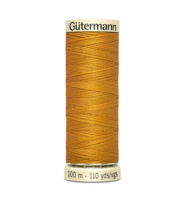 Col. 412 Gutermann Sew All Thread 100m Premium Quality 100% - Golden Brown
