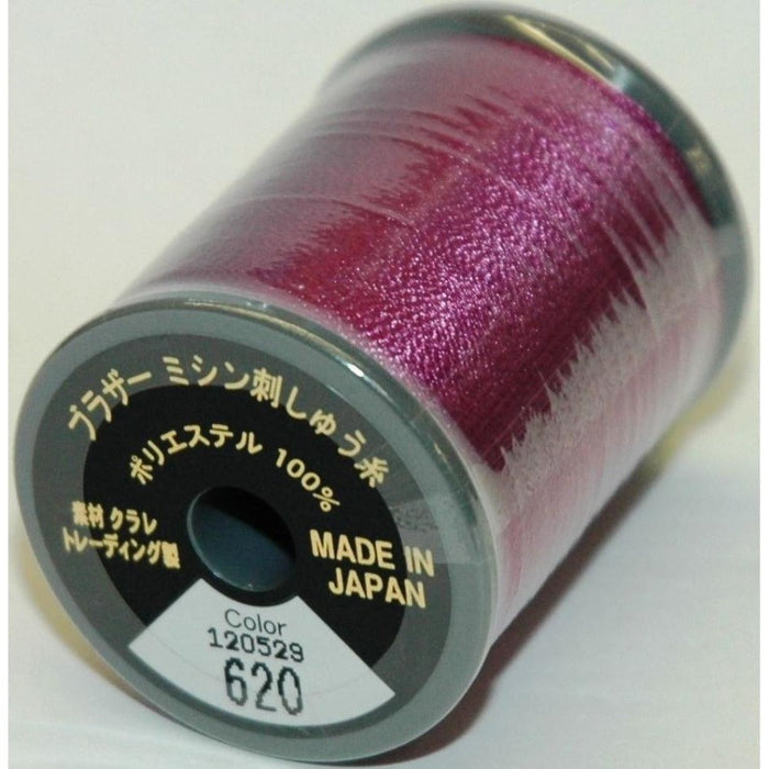 Col. 620 Brother Embroidery Threads - Magenta