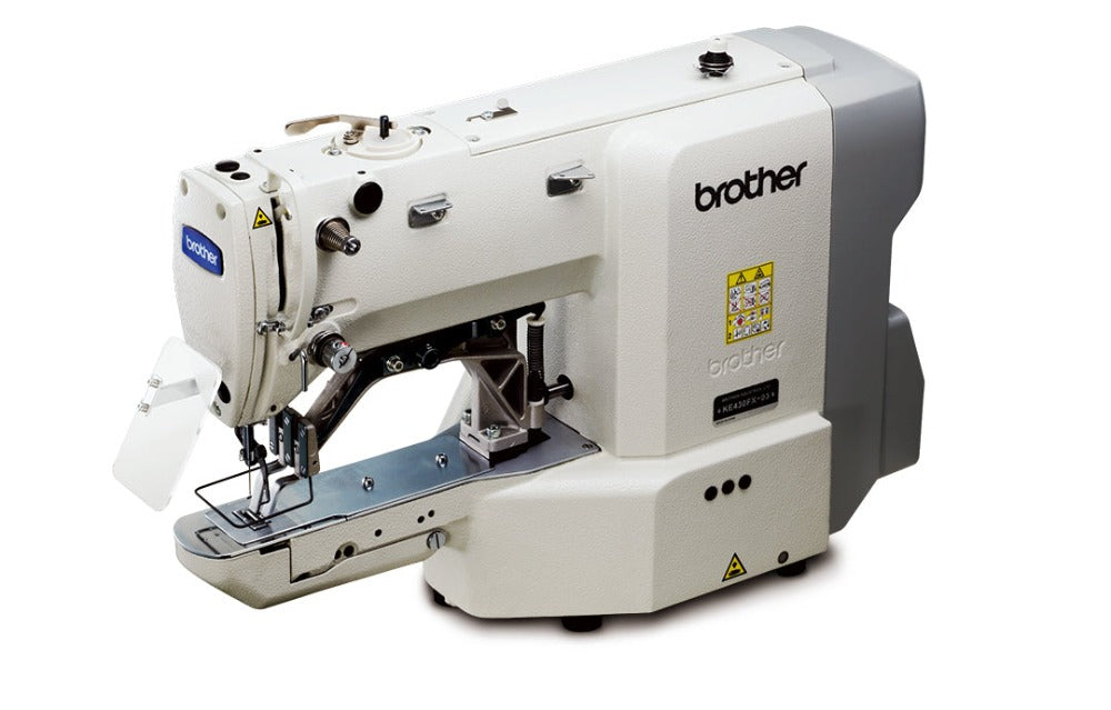 Brother KE430FX Electronic Direct Drive Lockstitch Bar Tacker Machine With Short Remaining Thread