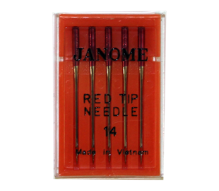 Janome Red Tip Needles (Janome Original)