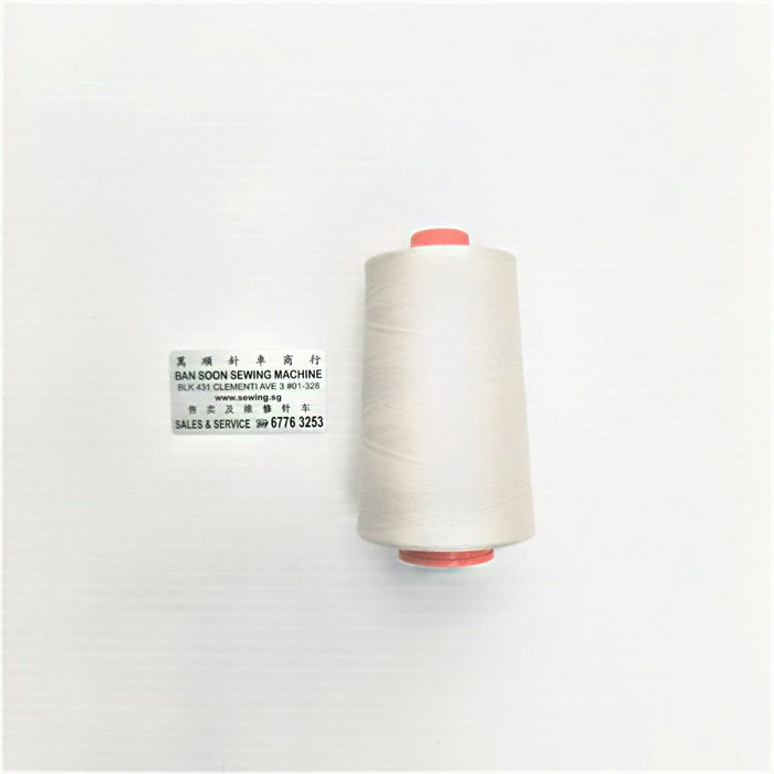 Overlock thread. 100% Cotton Sewing Thread widely use for Stitching and Overlocking. #120 count enables smaller curves and allows a softer feel on skin.