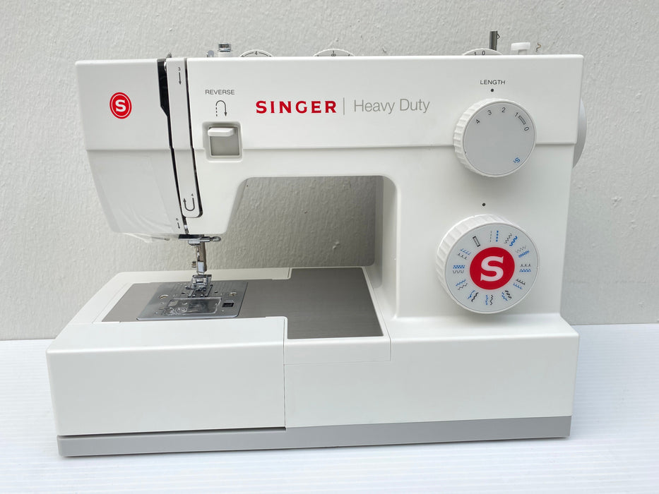 Singer Sewing Machine 5523 Heavy Duty, High Speed & Powerful Sewing Machine; Steel Cladded Working Bed, Full Base Structure.