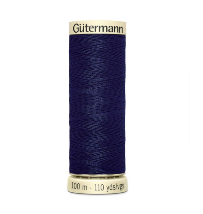 Col. 310 Gutermann Sew All Thread 100m Premium Quality 100% - Dark Blue