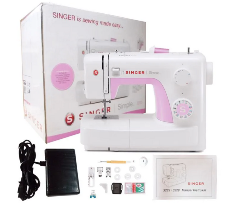 Singer Sewing Machine 3223 Simple - BASIC SEWING MACHINE — Ban Soon Sewing  Machine Pte Ltd