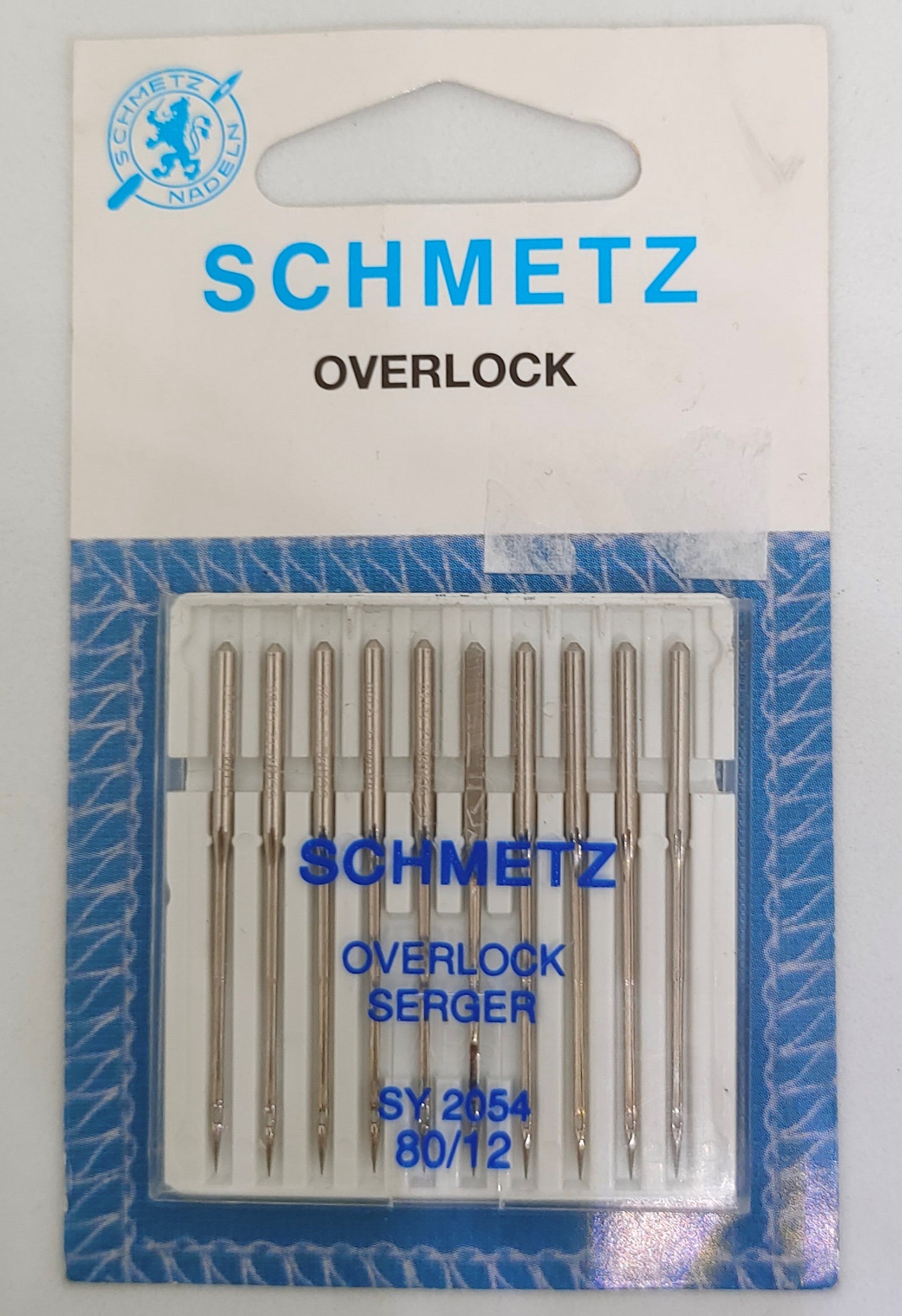 Schmetz SY 2054 / 16x75 Overlock Needles – For Singer 14U Serger — Ban ...