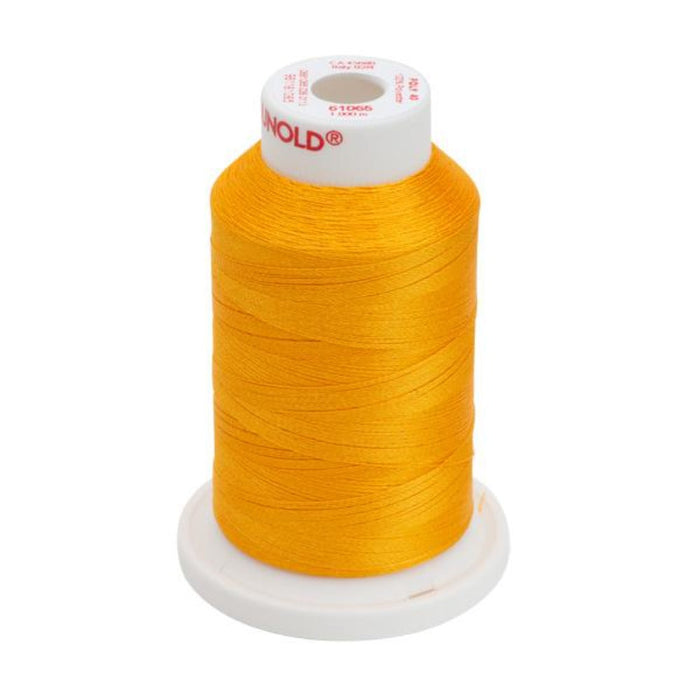 Gunold Embroidery Thread- POLY 40- 1000m- 61065- Orange Yellow