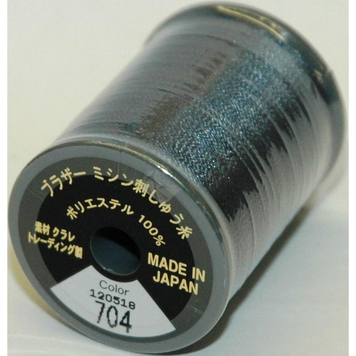 Col. 704 Brother Embroidery Threads - Pewter