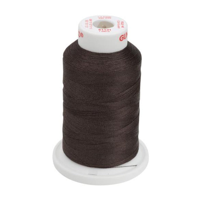 Gunold Embroidery Thread- POLY 40- 1000m- 61131-Cloister Brown