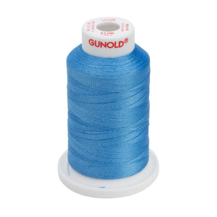Gunold Embroidery Thread- POLY 40- 1000m- 61196 - Blue