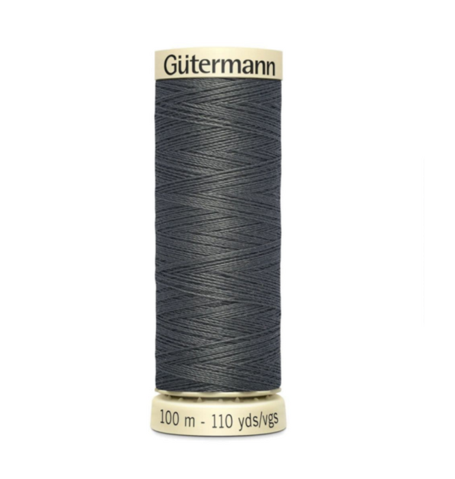 Col. 702 Gutermann Sew All Thread 100m Premium Quality 100% - Smoke Grey