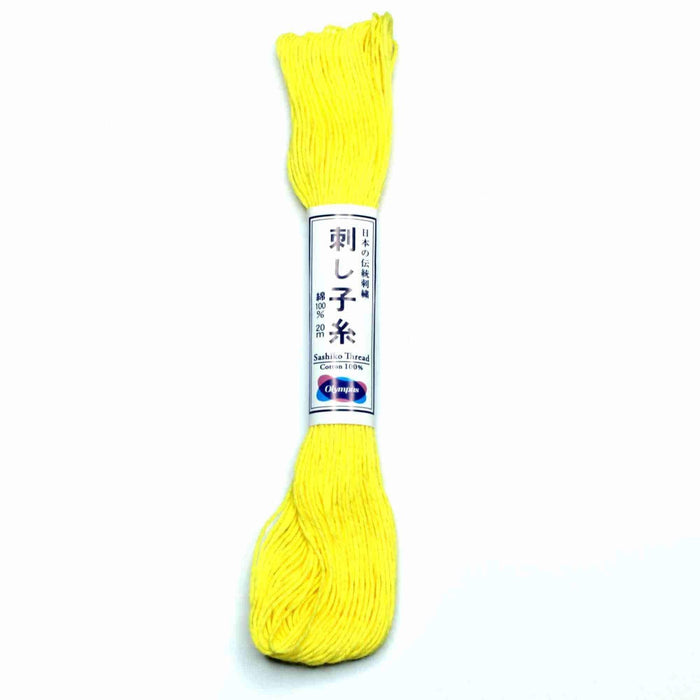 Sashiko Olympus Thread Solid Colour- Col: 29#103 Bright Yellow Color