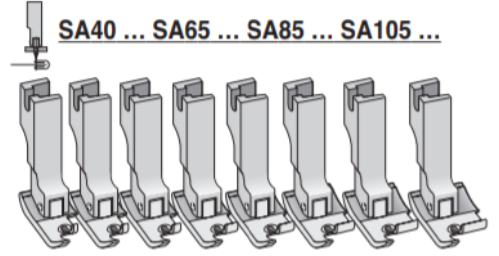 Hinged Binding Foot | Suisei SA SA105-6mm Finished Sizes (9mm)