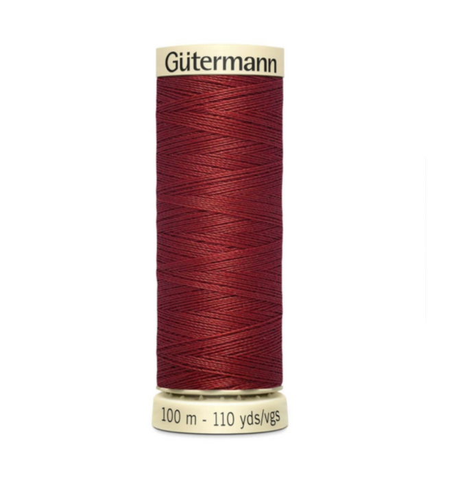 Col. 221 Gutermann Sew All Thread 100m Premium Quality 100% - Maroon