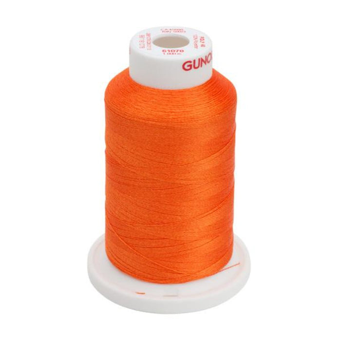 Gunold Embroidery Thread- POLY 40- 1000m - 61078- Tangerine