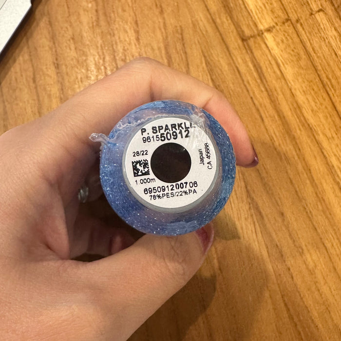 Gunold Embroidery Thread - POLY SPARKLE (Star) 30  - 1000m - 50912 Dark Sapphire