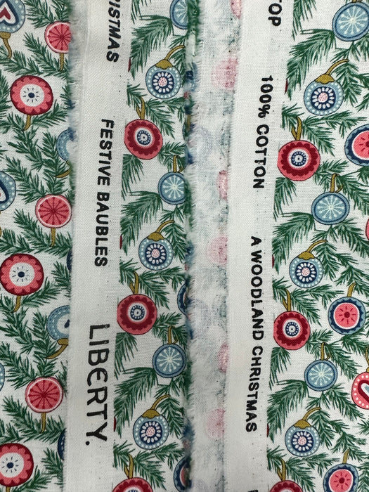 Liberty Fabric 100% Cotton Christmas