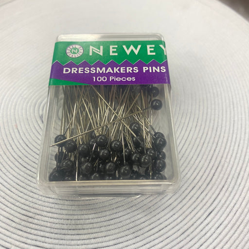 0.58 x 40mm Black Pearlised Pins NEWEY
