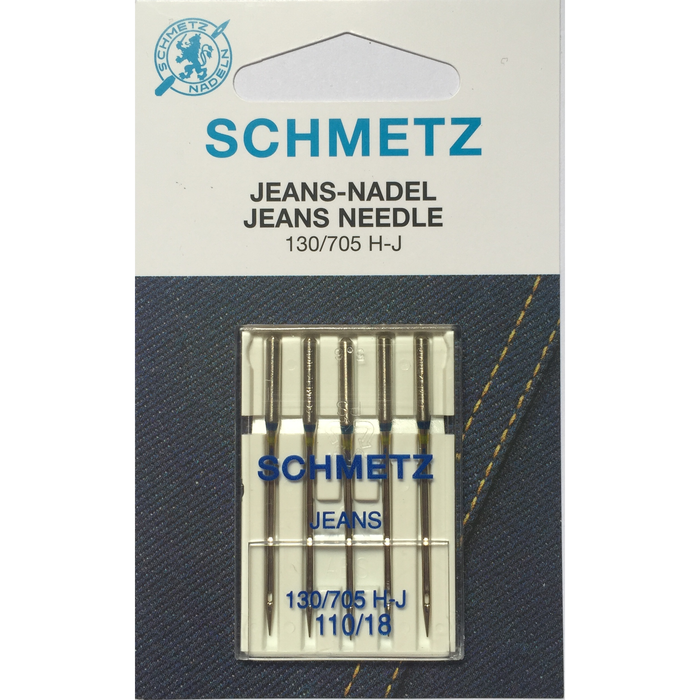 SCHMETZ Denim Needles Carded Assorted Sizes & Chrome Available – A Sewing  Sensation Calgary